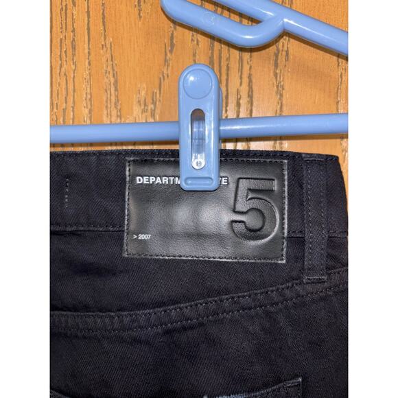 Department Five women’s black denim carma button fly straight leg pants NWT 28 - Picture 9 of 12